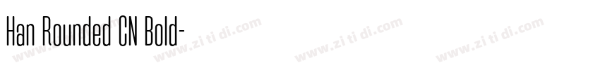 Han Rounded CN Bold字体转换
